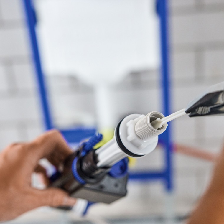 Valvula e mbushjes Geberit Type 323: filtër i lehtë për t’u ndërruar