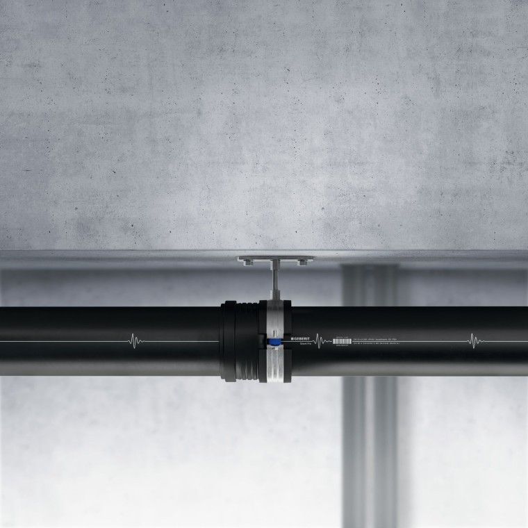 Geberit Silent-Pro elements installed with suspension Geberit Silent-Pro elements installed with suspension