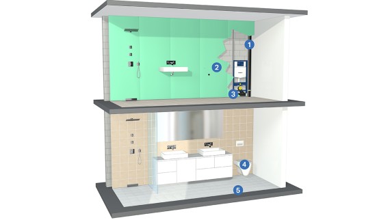 Sound insulation solutions for sanitary installations Sound insulation solutions for sanitary installations