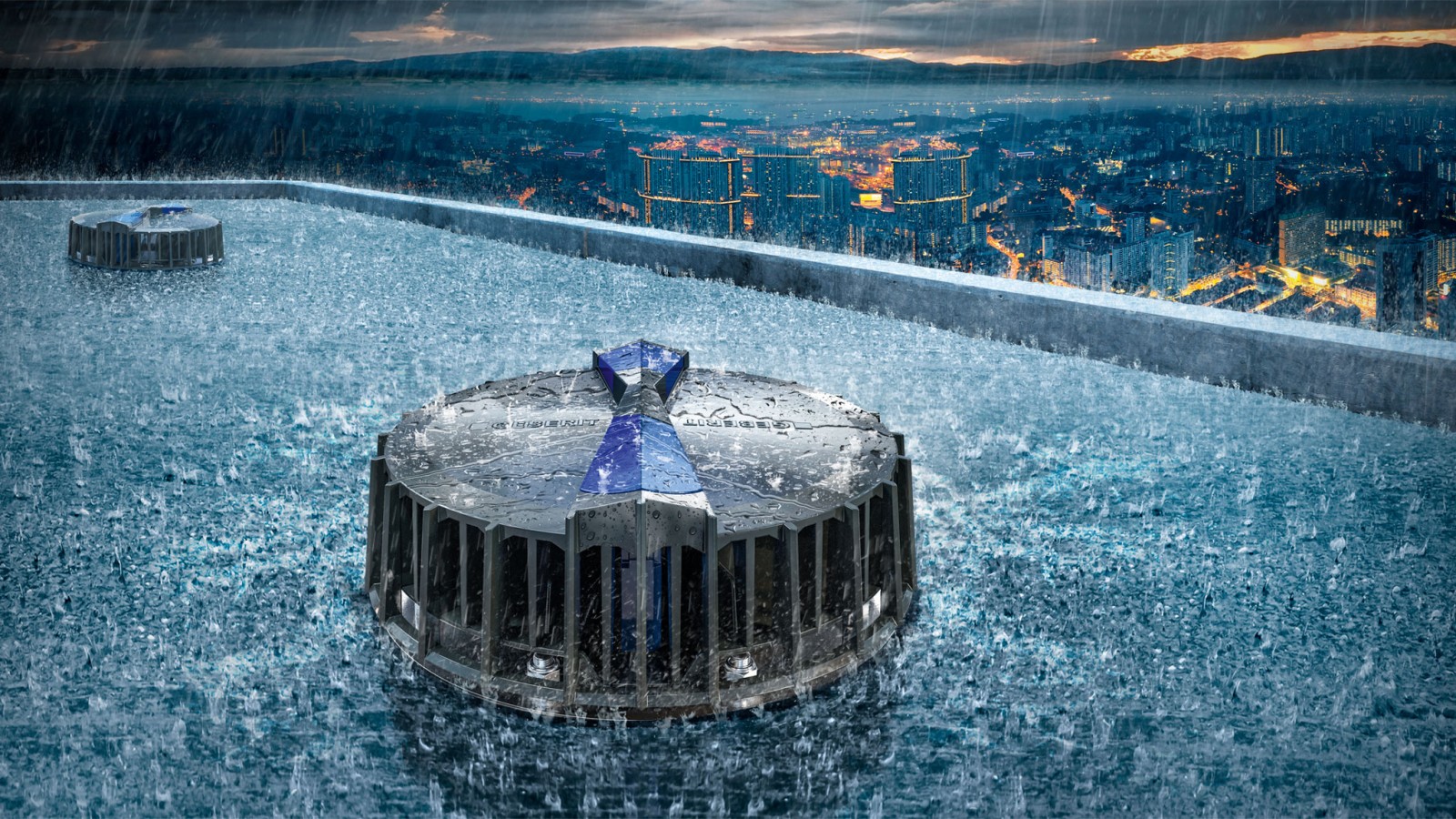 Drenazh i çatisë Geberit Pluvia