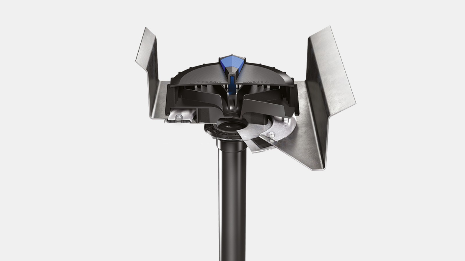 Geberit Pluvia outlet flanged in the gutters