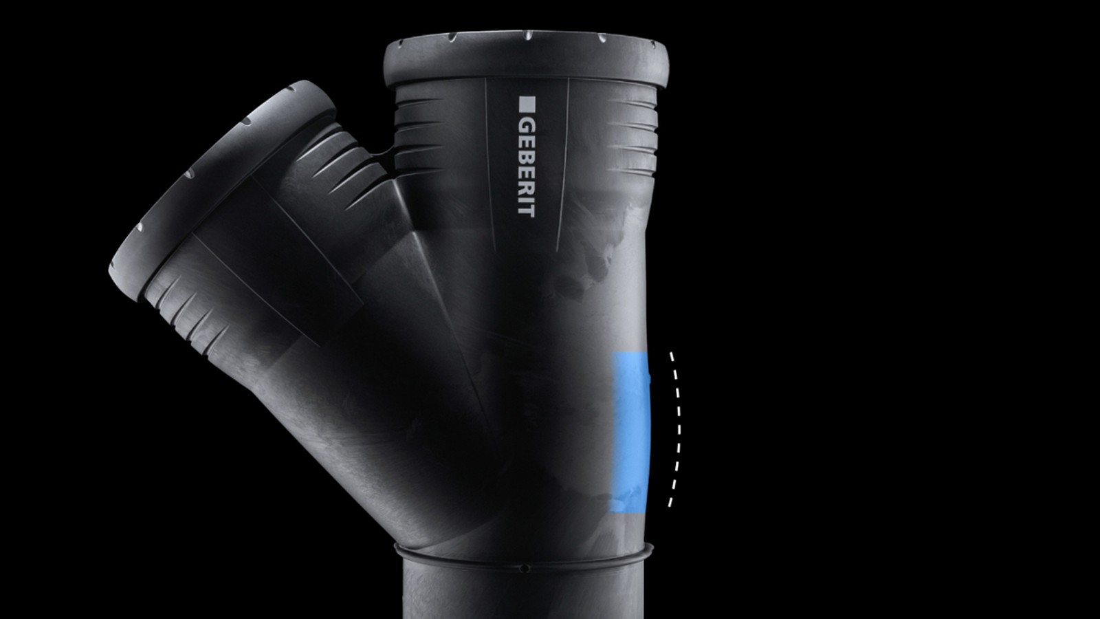 Sistemi i drenazhit Geberit Silent-Pro: mure më të trasha në zonat e goditjes