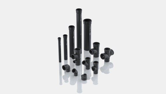 Fittings and pipelines of the Geberit Silent-Pro drainage system
