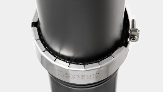 Kthetra mbajtëse Geberit për një lidhje fishe jo-pozitive në drejtim gjatësor