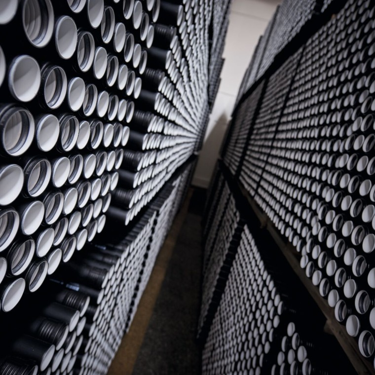 Stacked Silent-Pro pipes Stacked Silent-Pro pipes