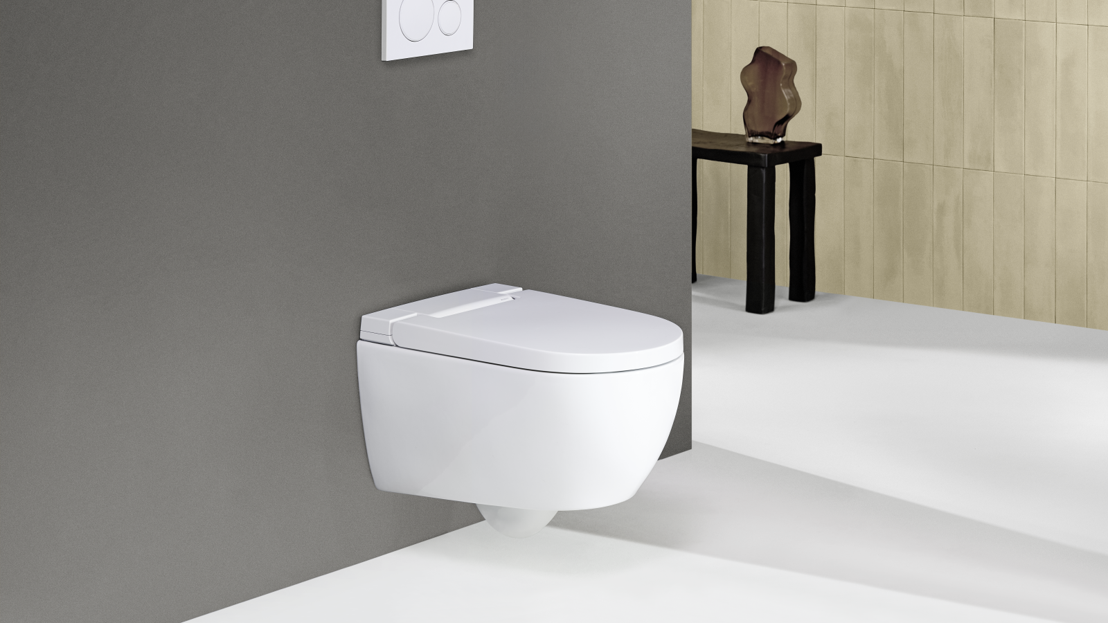 Geberit AquaClean Alba with Sigma20 remote control Geberit AquaClean Alba with Sigma20 remote control