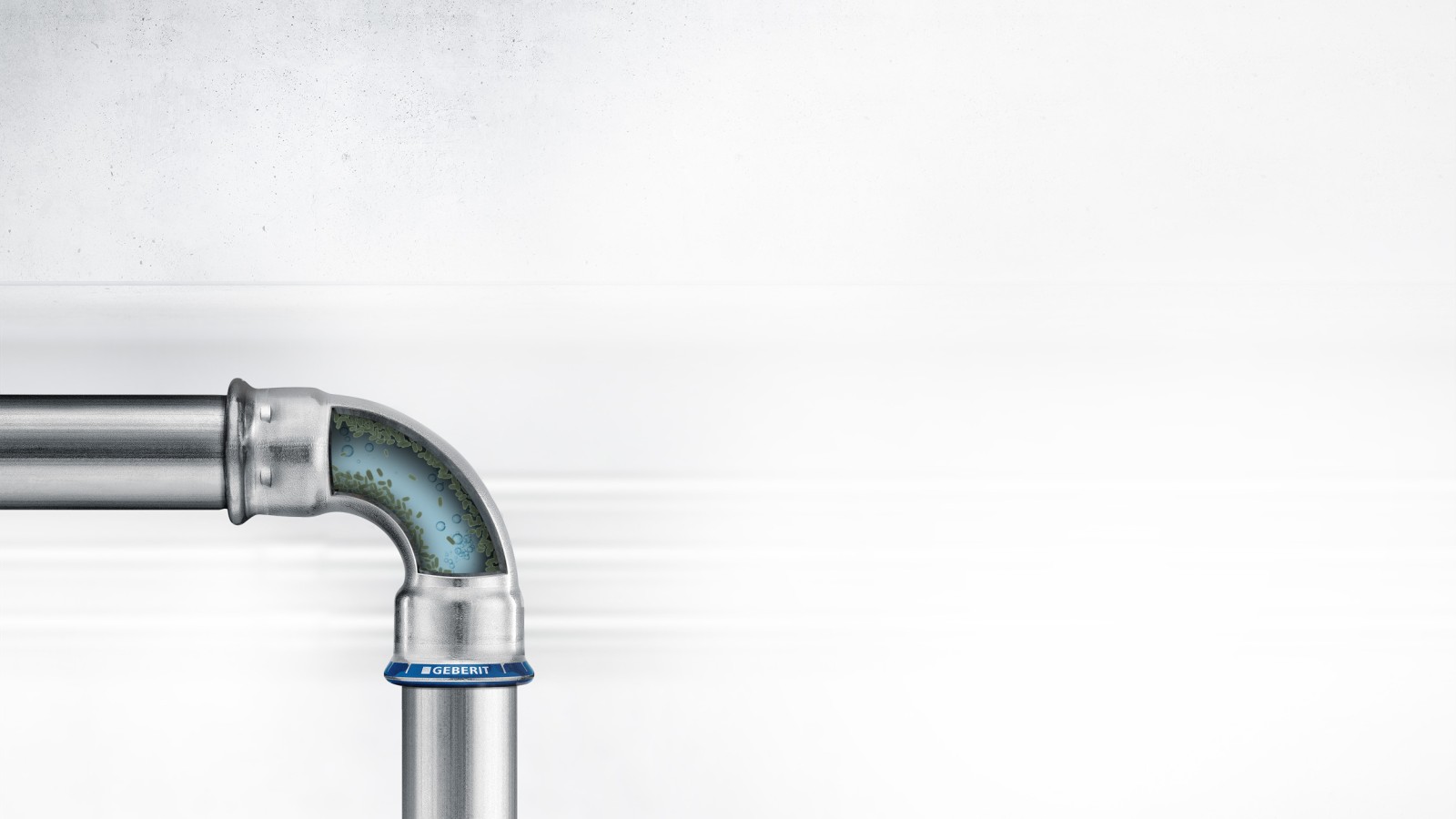 Biofilm in drinking water (© Geberit)