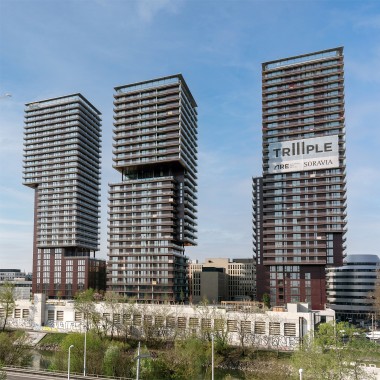 The three towers of TrIIIple are in dialogue with each other (© Soravia) The three towers of TrIIIple are in dialogue with each other (© Soravia)