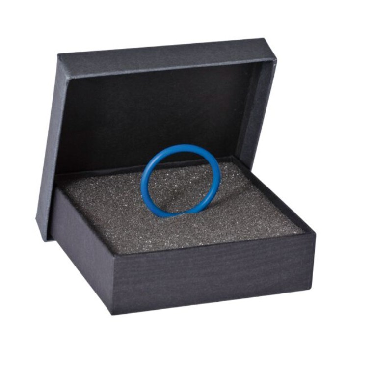 Blue seal ring in box