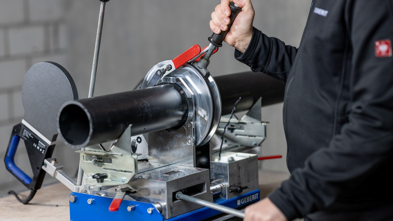 Geberit Media welding machine Geberit Media welding machine