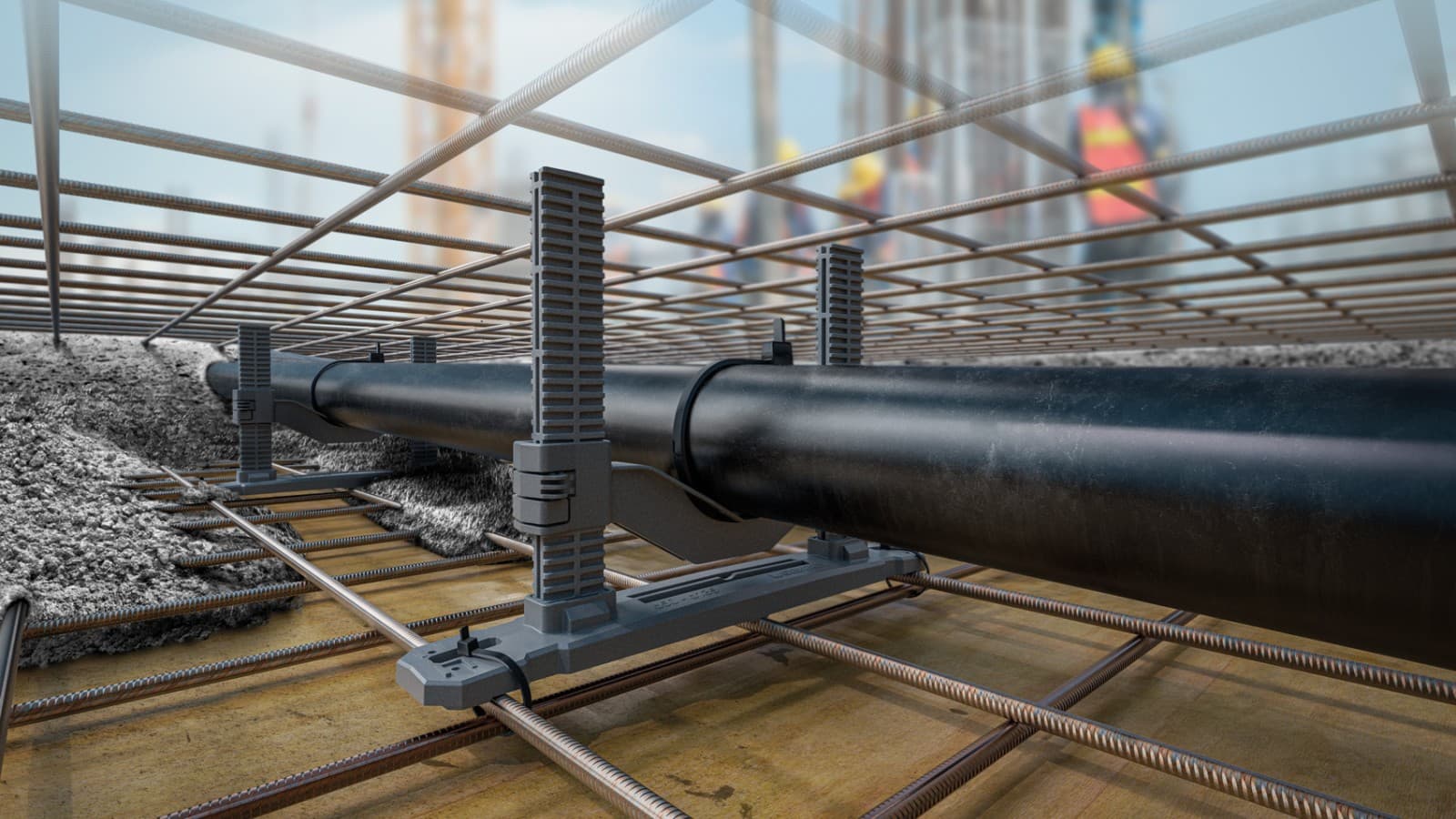 Mbajtëse Geberit për montim në beton Mbajtëse Geberit për montim në beton