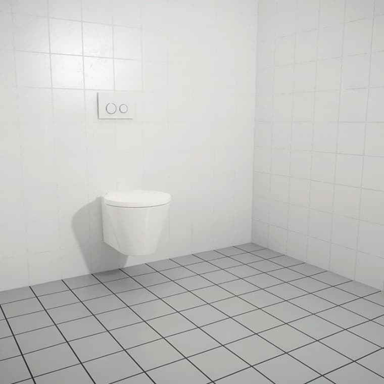 Montimi i pajisjeve sanitare në një mur të veshur me pllaka Montimi i pajisjeve sanitare në një mur të veshur me pllaka